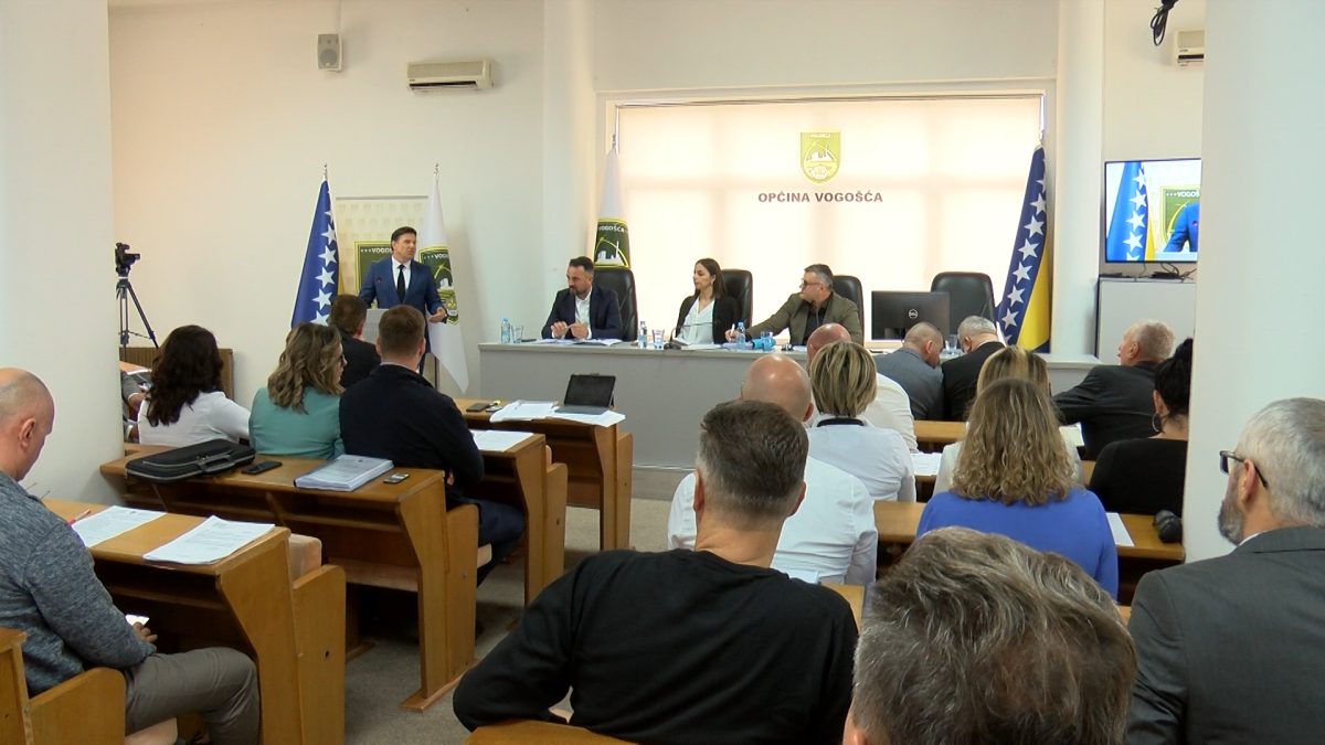 ODRŽANA 11. REDOVNA SJEDNICA OPĆINSKOG VIJEĆA VOGOŠĆA – NACRT BUDŽETA ZA 2026. GODINU U IZNOSU OD 21.800.000 KM