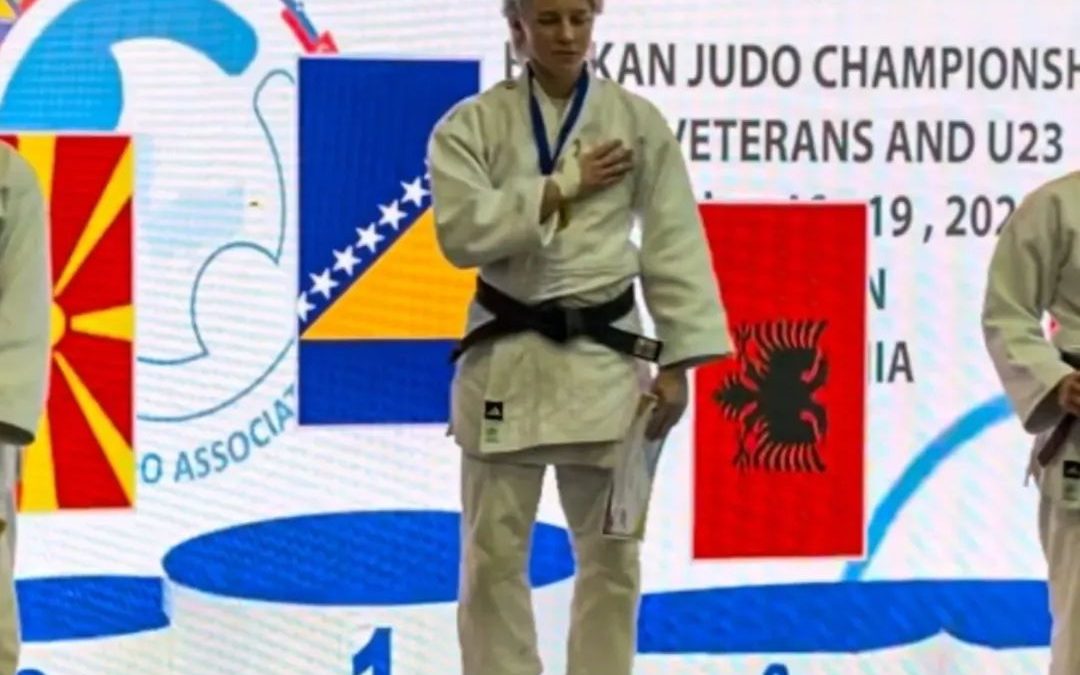 ČLANICA JUDO KLUBA “VOGOŠĆA” DŽEJLA KOŽLJAK OSVOJILA ZLATO NA BALKANSKOM PRVENSTVU U ALBANIJI