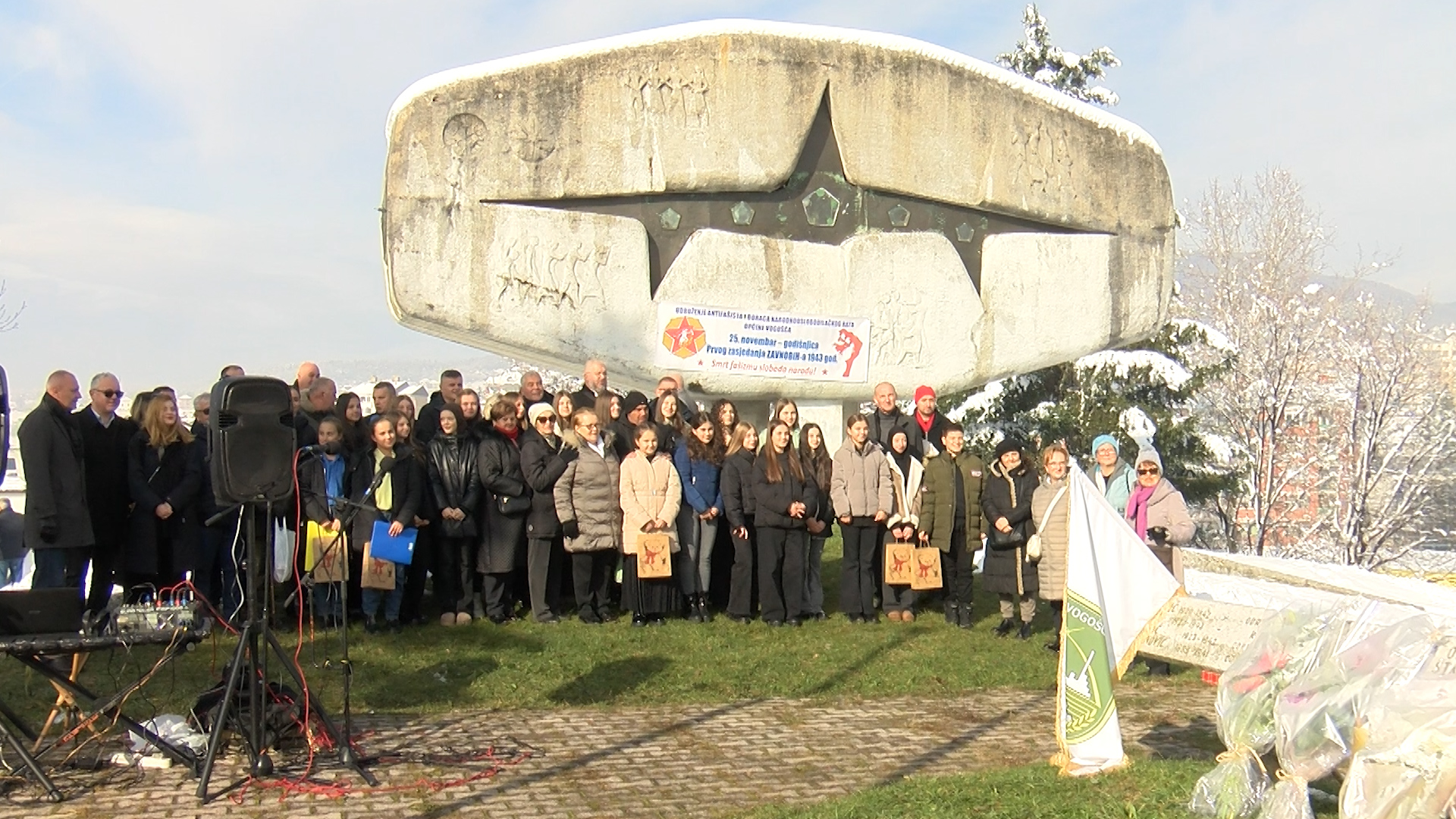 NA DŽINDINOM BRDU OBILJEŽEN DAN DRŽAVNOSTI BiH I 82. GODIŠNJICA ZAVNOBIH-a