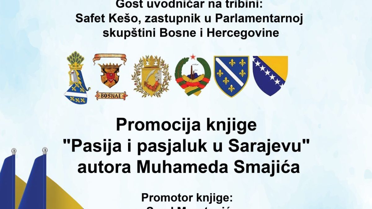 NAJAVLJUJEMO TRIBINU I PROMOCIJU KNJIGE POVODOM DANA DRŽAVNOSTI BIH
