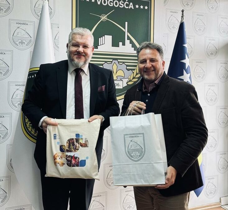 ODRŽAN SASTANAK OPĆINSKOG NAČELNIKA VOGOŠĆA I PREDSTAVNIKA UNDP-A