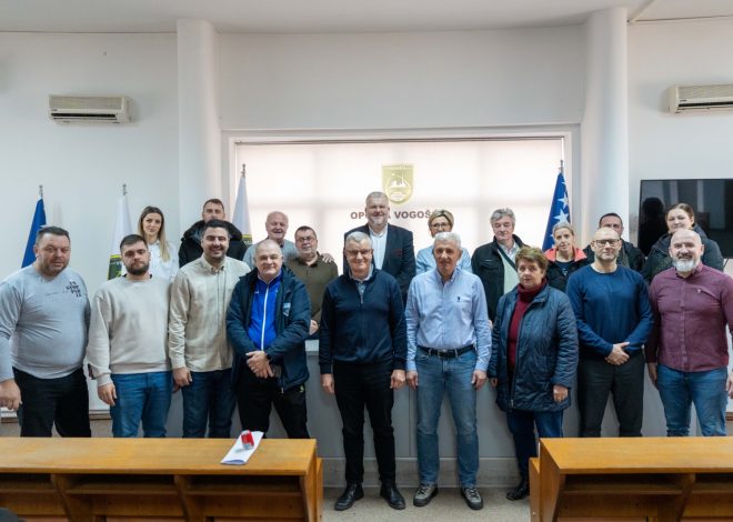 OPĆINA VOGOŠĆA POTPISALA UGOVORE S PREDSTAVNICIMA 19 SPORTSKIH UDRUŽENJA