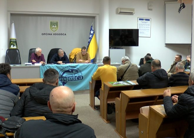 ODRŽANA IZVJEŠTAJNO – IZBORNA SKUPŠTINA SPORTSKOG RIBOLOVNOG DRUŠTVA VOGOŠĆA