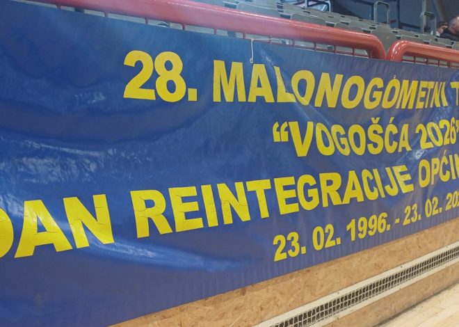POČEO 28. MALONOGOMETNI TURNIR „VOGOŠĆA 2026“