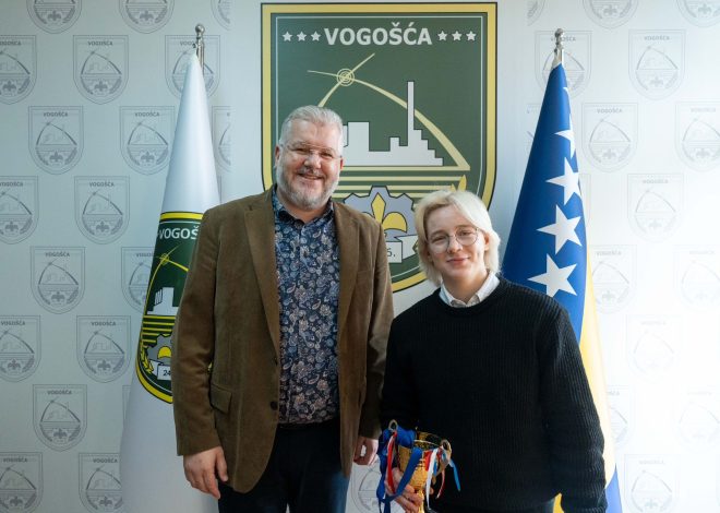 BALKANSKA PRVAKINJA DŽEJLA KOŽLJAK NA PRIJEMU KOD NAČELNIKA HASANOVIĆA