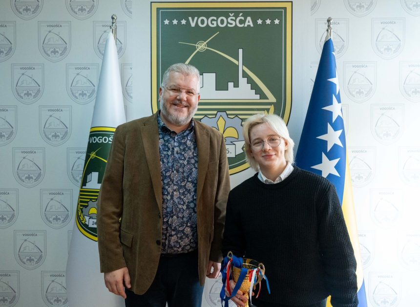 BALKANSKA PRVAKINJA DŽEJLA KOŽLJAK NA PRIJEMU KOD NAČELNIKA HASANOVIĆA