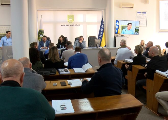 SUTRA 15. REDOVNA SJEDNICA OPĆINSKOG VIJEĆA VOGOŠĆA