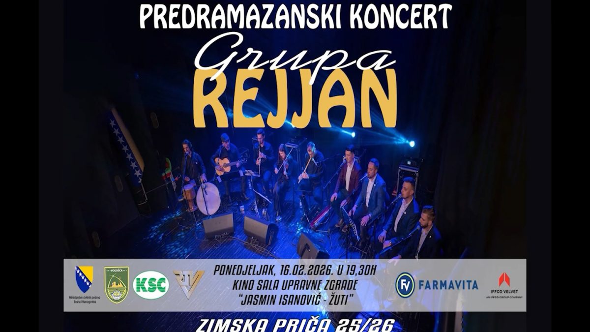 U PONEDJELJAK  U VOGOŠĆI PREDRAMAZANSKI KONCERT GRUPE REJJAN