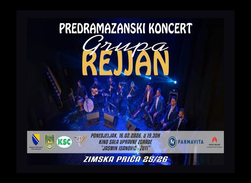 U PONEDJELJAK  U VOGOŠĆI PREDRAMAZANSKI KONCERT GRUPE REJJAN