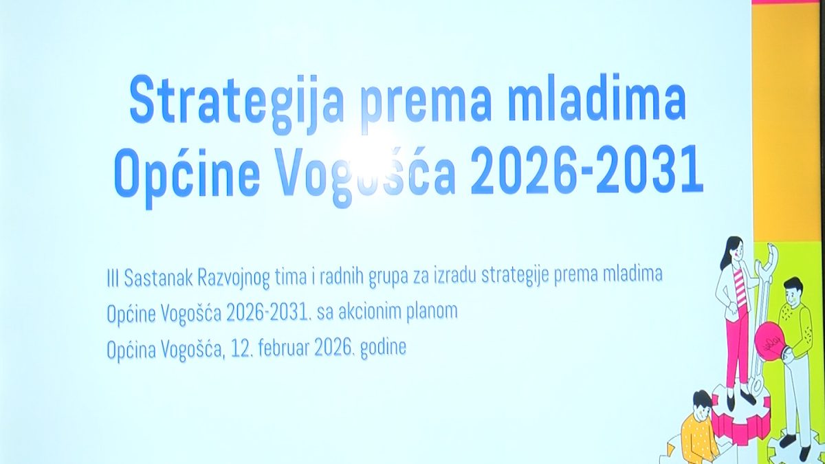 OPĆINA VOGOŠĆA JAČA ULOGU MLADIH: DANAS PREDSTAVLJENA STRATEGIJA PREMA MLADIMA