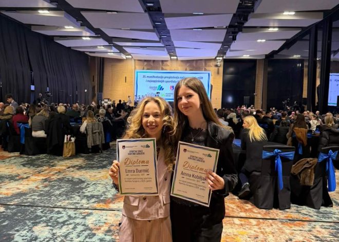 AMNA KOBILJAK I EMRA DURMIĆ MEĐU NAJUSPJEŠNIJIM SPORTISTIMA KANTONA 