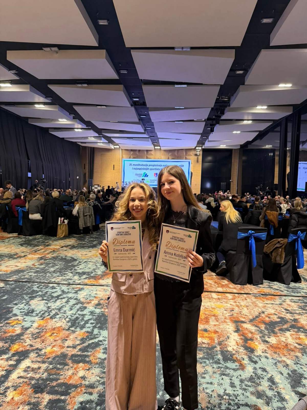AMNA KOBILJAK I EMRA DURMIĆ MEĐU NAJUSPJEŠNIJIM SPORTISTIMA KANTONA 