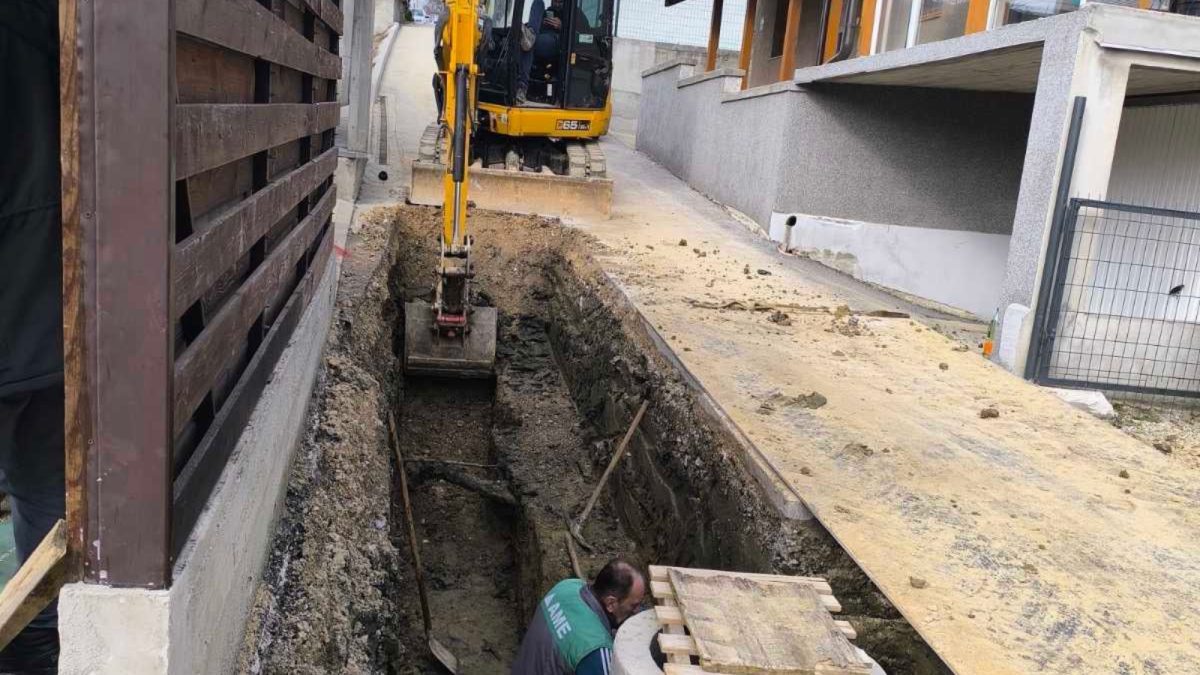 PROJEKT IZGRADNJE SEPARATNE KANALIZACIONE MREŽE “KOLEKTOR 6” U NASELJU ORAHOV BRIJEG DOSPIO U ZAVRŠNU FAZU