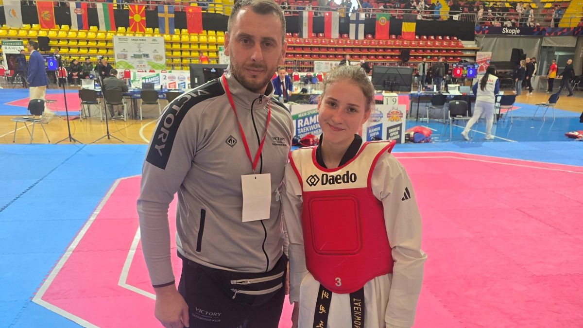 TAEKWONDO KLUB “VICTORY” VOGOŠĆA: EMA MAHMUTOVIĆ OSVOJILA 3. MJESTO NA BODOVNOM TURNIRU U SKOPLJU 