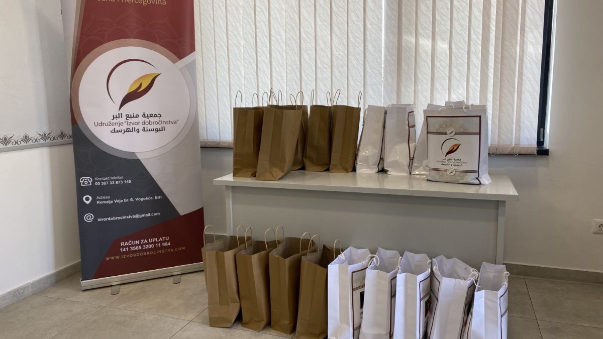 UDRUŽENJE „IZVOR DOBROČINSTVA” NASTAVLJA SA HUMANITARNIM AKTIVNOSTIMA