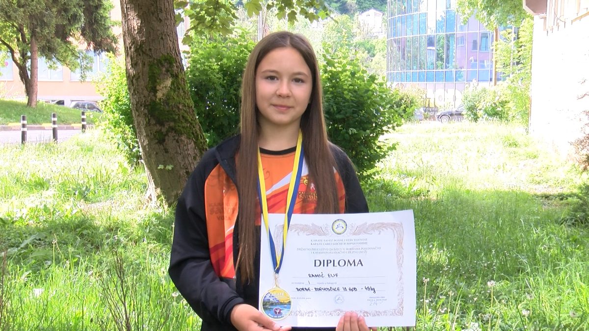 ELIF RAMIĆ ČLANICA KARATE KLUBA SAMBON OKITILA SE TITULOM DRŽAVNE PRVAKINJE