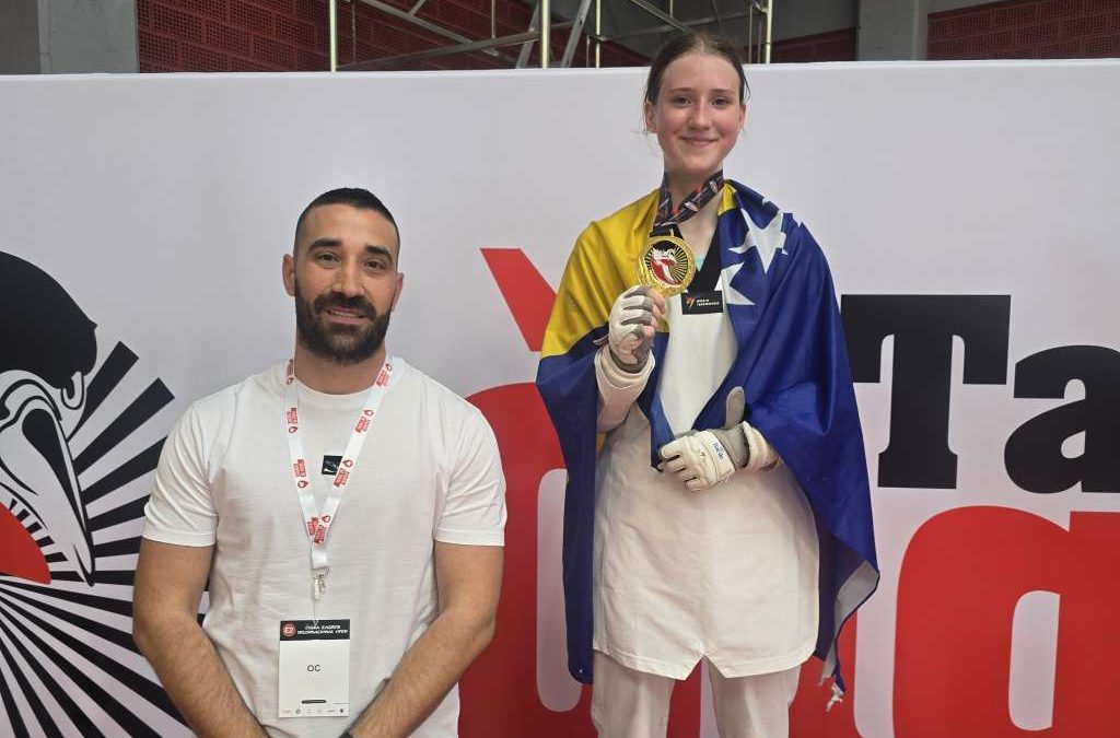 TAEKWONDO KLUB VICTORY : EMA MAHMUTOVIĆ OSVOJILA ZLATO, EMRA DURMIĆ BRONZU