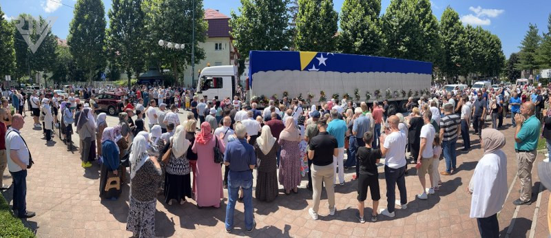 OBAVJEŠTENJE O PROLASKU KOLONE S TABUTIMA ŽRTAVA GENOCIDA U SREBRENICI