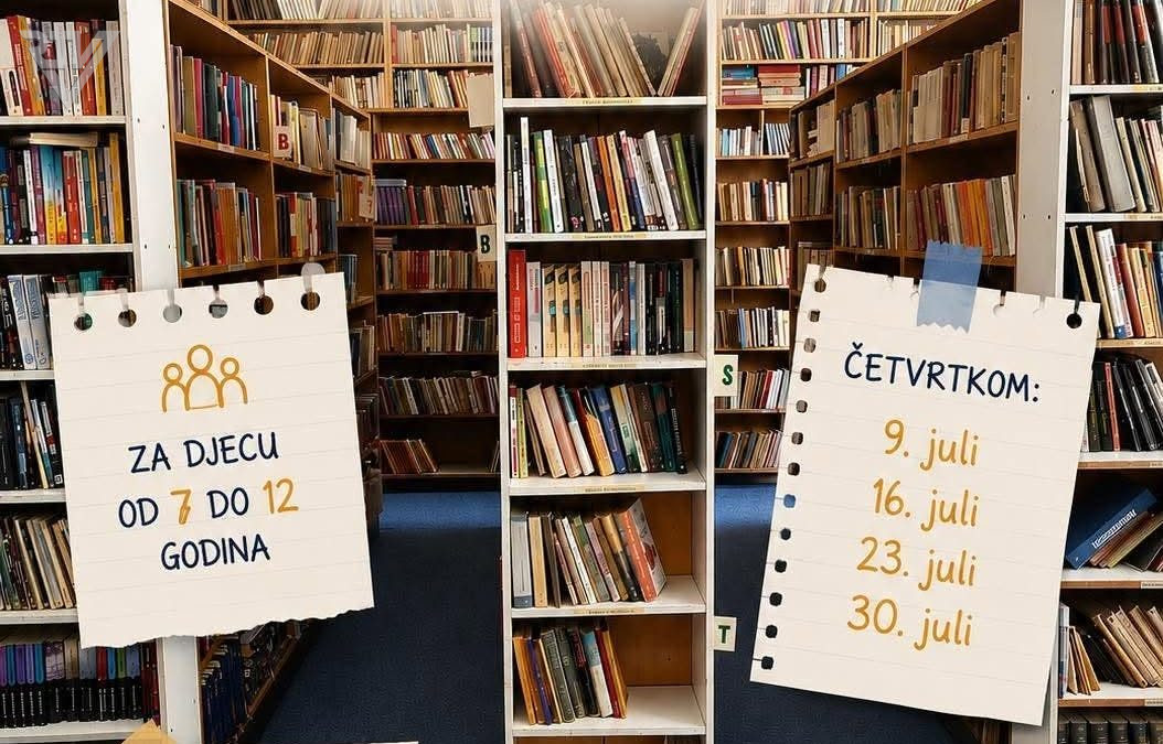 EDUKATIVNE RADIONICE ZA DJECU OD 7 DO 12 GODINA U VOGOŠĆANSKOJ BIBLIOTECI