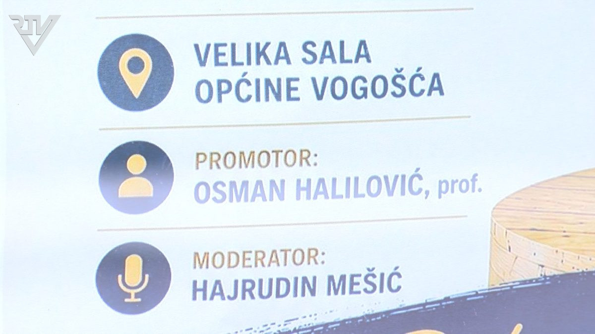 U POVODU OBILJEŽAVANJA 11. JULA – DANA SJEĆANJA NA GENOCID U SREBRENICI SUTRA U VOGOŠĆI   PROMOCIJA ROMANA “SMAJKANOV” AUTORA FAJKE KADRIĆA