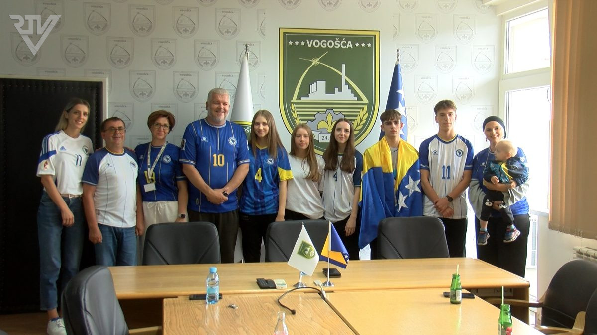 NAČELNIK OPĆINE VOGOŠĆA MIGDAD HASANOVIĆ UPRILIČIO PRIJEM ZA ČLANOVE TAEKWONDO KLUBA “VICTORY”