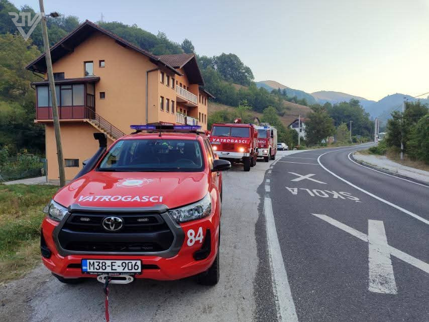 VOGOŠĆANSKI VATROGASCI U KONJICU – U BORBI SA VATRENOM STIHIJOM