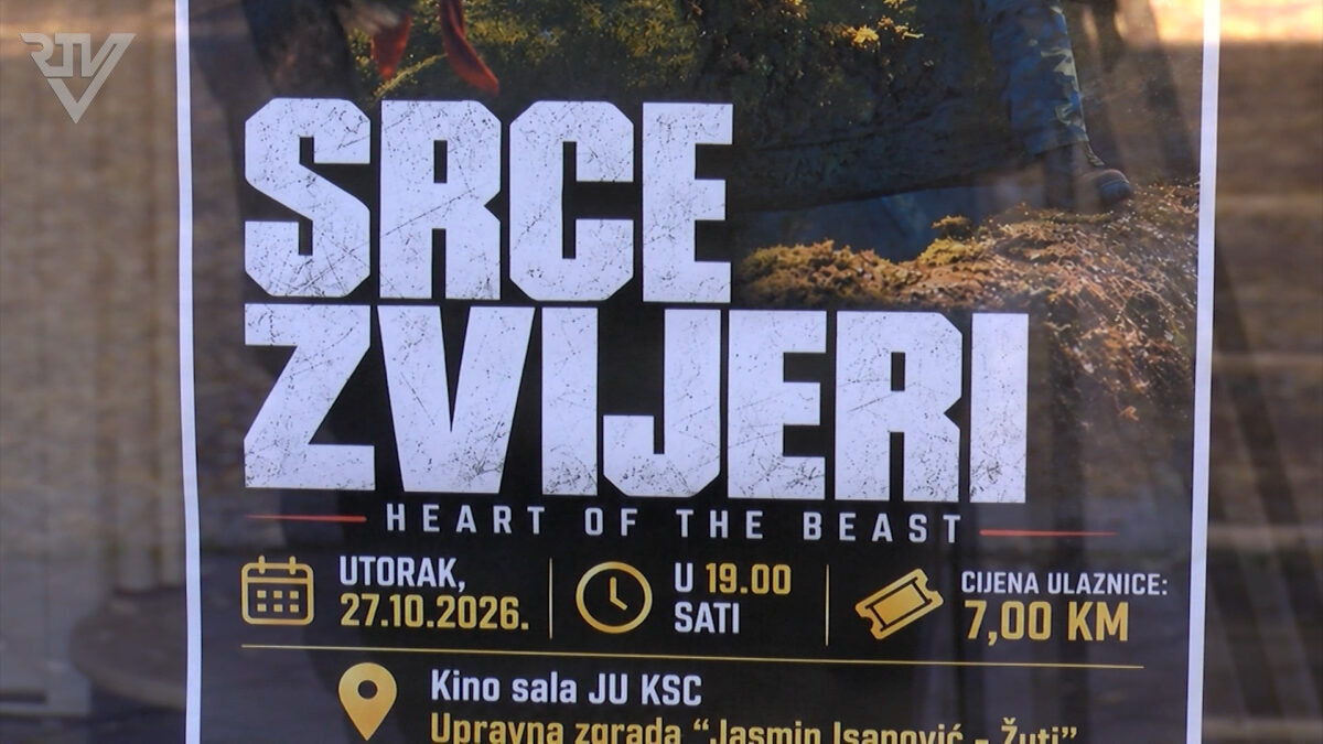 FILM “SRCE ZVIJERI” SUTRA U VOGOŠĆI
